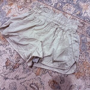 FP Movement by Free People Cream Athletic Shorts